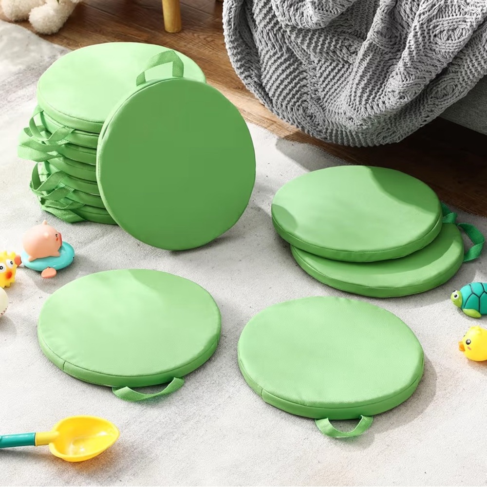 Green Round Seat Cushions